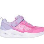 Skechers Kids Athletic S Lights Sola Glow - Ombre Deluxe 303714L-LVPK PURPLE