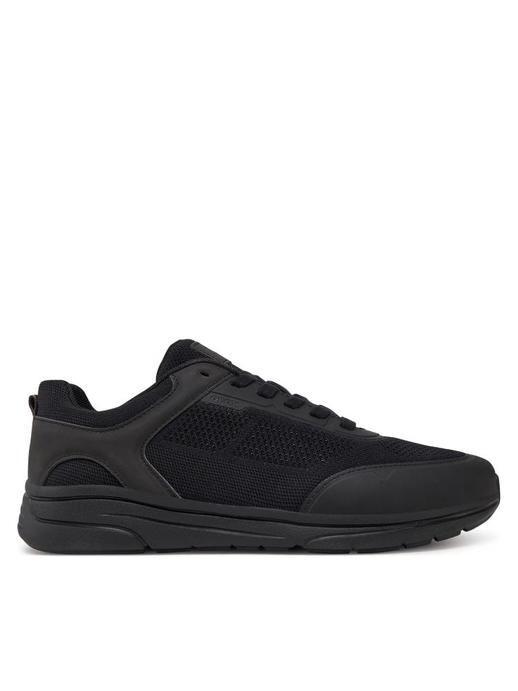 geox-athletika-u-klaiver-b-u55lbb-06k9j-c9999-mauro-0000304631283 Geox Mens Anatomic Sneaker U Klaiver B U55LBB 06K9J C9999 Black - Image 1