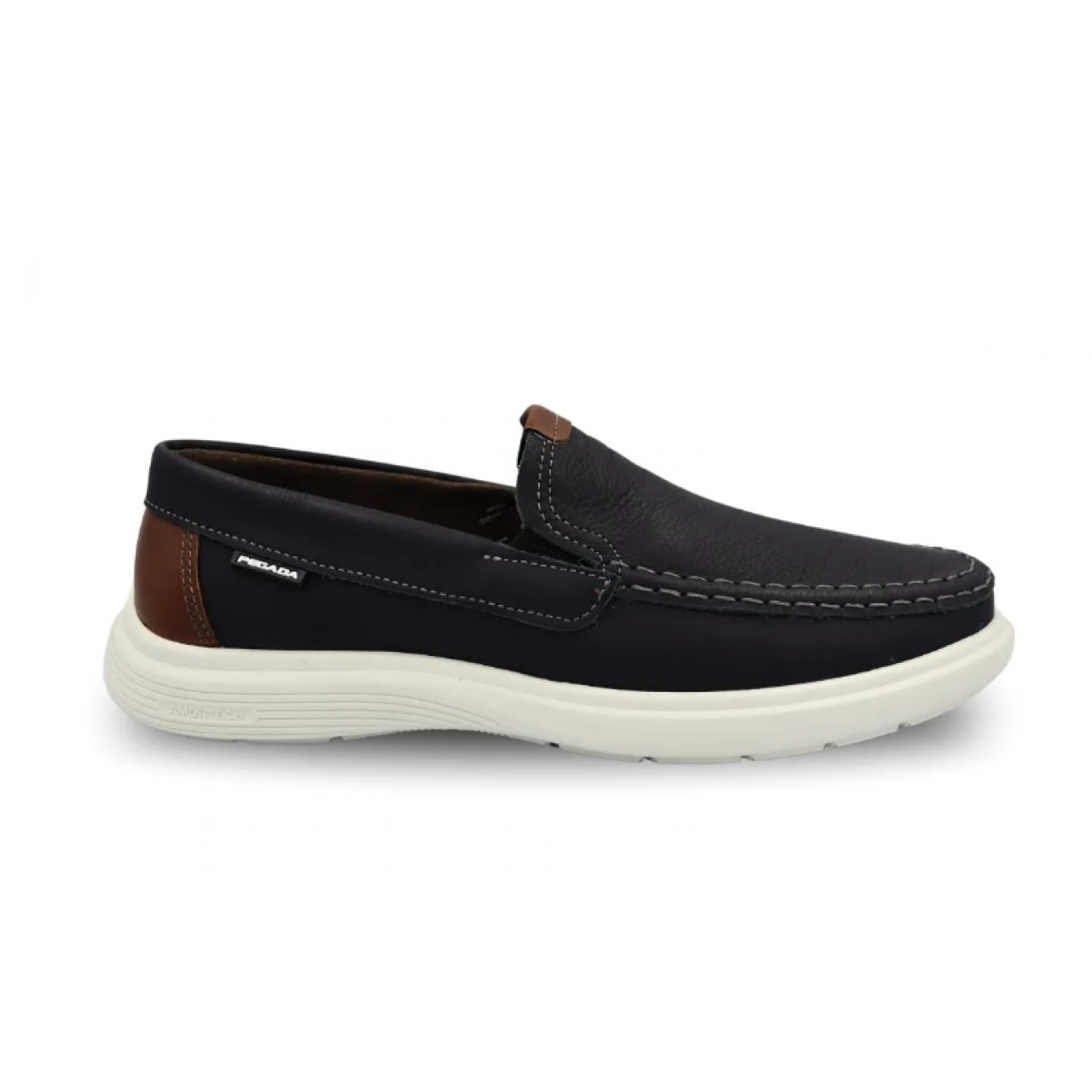 pegada_142201-04-1 Pegada Mens Leather Moccasin 142201-04 Blue - Image 1