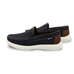 Pegada Mens Leather Moccasin 142201-04 Blue - Image 3