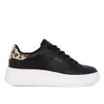 Seven Γυναικείο Sneaker U189S161301907 Μαύρο - Λεοπαρ