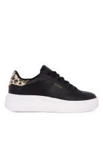 Seven Γυναικείο Sneaker U189S161301907 Μαύρο - Λεοπαρ