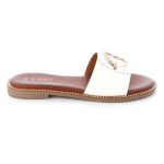 B-Soft Womens Slippers 698-13  White