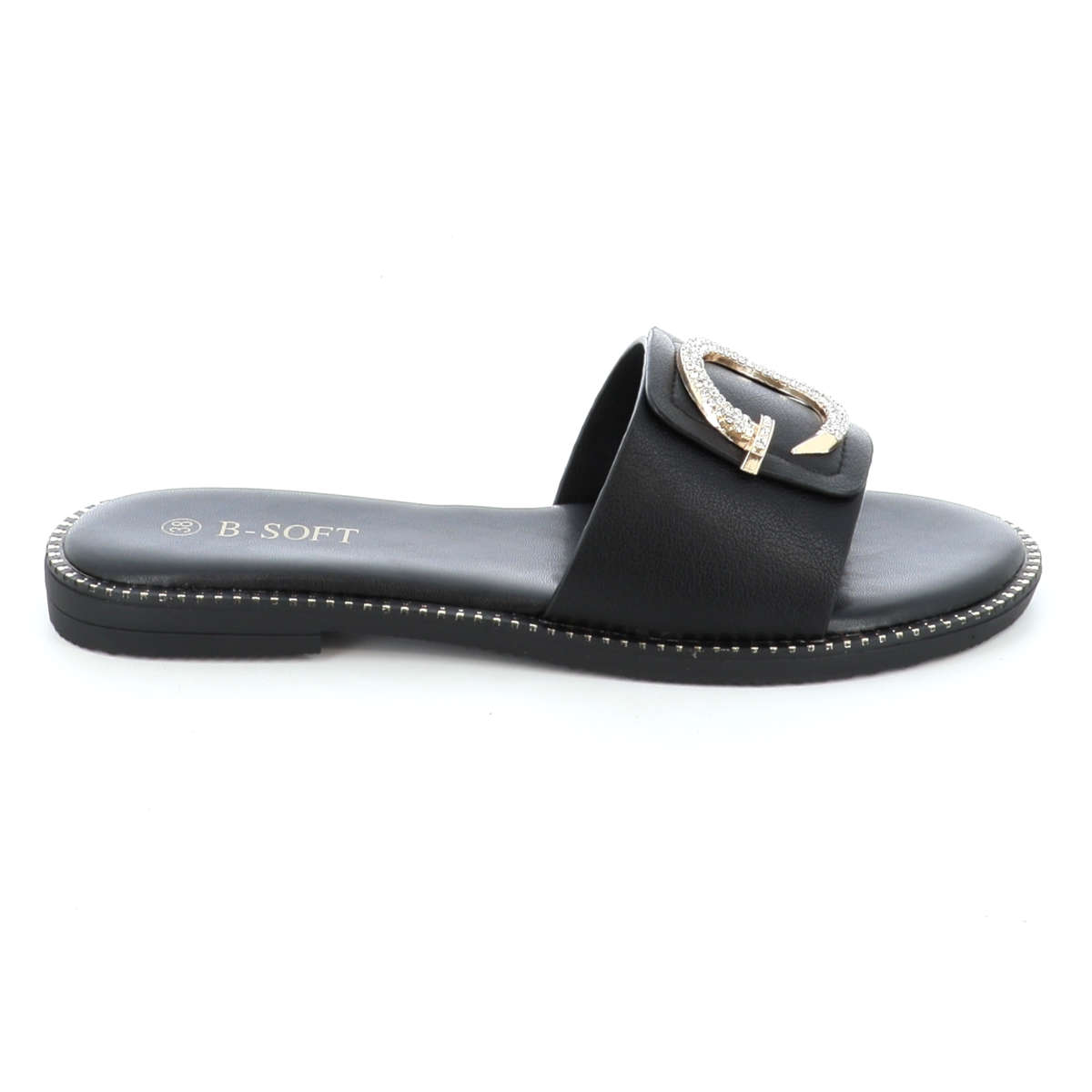 viewimage (4) B-Soft Womens Slippers 698-13 Black - Image 1
