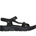 Skechers Γυναικείο Ανατομικό Πέδιλο GO WALK Flex Sandal - Sublime 141451 Μαύρο