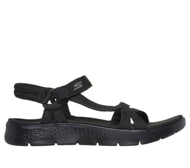 141451_bbk_a_fileminimizer_ Skechers Γυναικείο Ανατομικό Πέδιλο GO WALK Flex Sandal - Sublime 141451 Μαύρο - Image 1