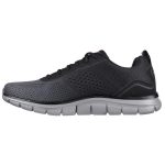 Skechers Mens Athletic Track Ripkent 232399 BKCC Black - Image 3