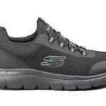 Skechers Mens Athletic Mesh Slip-On Repinski 232060 BBK