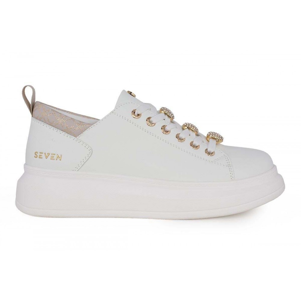 U119R235208E-1000x1000 (1) Seven Γυναικείο Sneaker U119R235208E Λευκό - Image 1