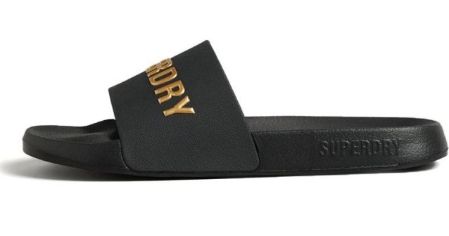 WF310243A-2-638x638 SUPERDRY Womens Slippers Pool WF310243A-18A Black - Image 1