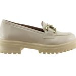 Stefania Womens Loafer 3160 Beige Patent