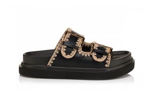 fixedratio_20250422103351_seven_gynaikeia_sandalia_se_mayro_chroma_25522 Seven Womens Slippers U403R522 Black - Image 1