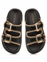 Seven Womens Slippers U403R522 Black - Image 2