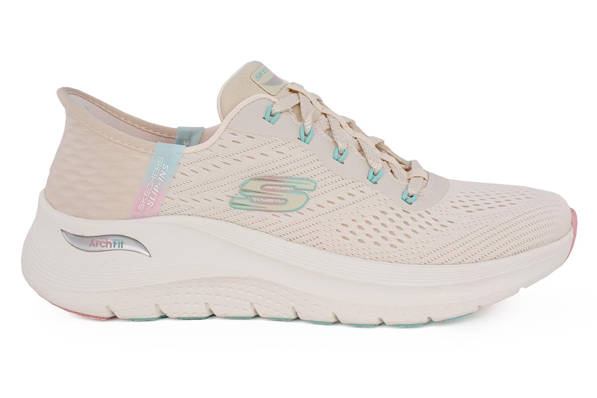 gynaikeio-sneaker-skechers-150066-ntpk Skechers Γυναικείο Αθλητικό Arch Fit 2.0 Easy Chic 150066/NTPK - Image 1