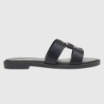 Verde Womens Slippers  28-0004003 Black