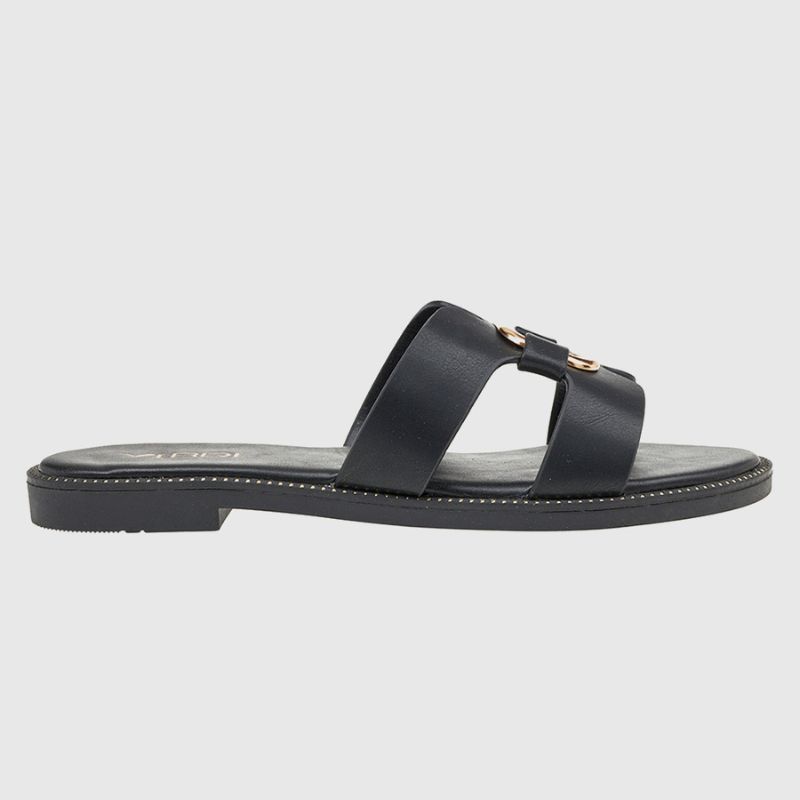 Παντόφλες-Verde-28-0004003-Μαύρο-4 Verde Womens Slippers 28-0004003 Black - Image 1