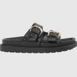 Verde Womens Slippers 28-4089 Black