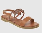 Verde Womens Flat Sandals 28-0004001 Black - Image 6