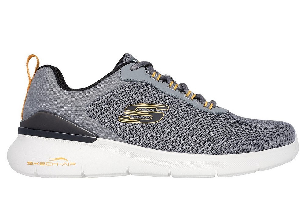 232971-CCYL_MAIN Skechers Ανδρικό Αθλητικό Air Dynamight 2.0 – Durron 232971-CCYL Γκρι - Image 1