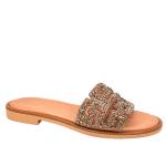 Bene-Feet Womens Leather Slipper 900-2 Copper - Image 2