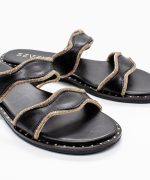 Seven Womens Slipper  U490E2011I54 Black - Image 2