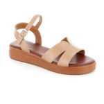 B-Soft Womens Sandals 703-14 Beige - Image 4