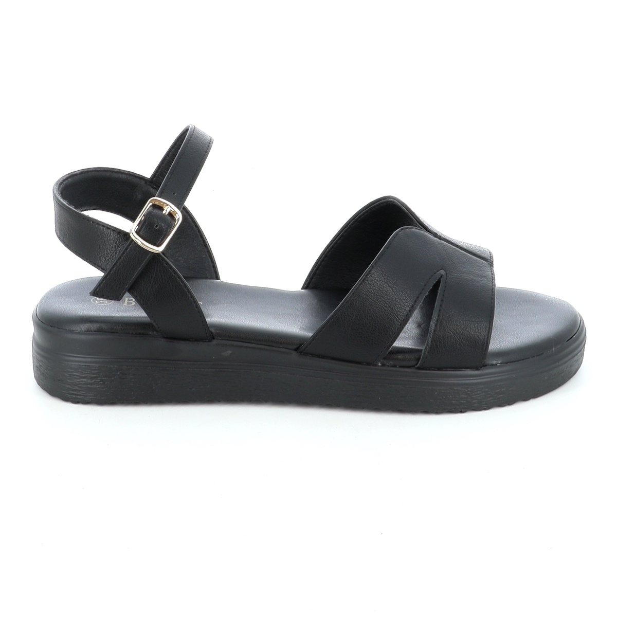 20250416021447_4ecc7553 B-Soft Womens Sandals 703-14 Black - Image 1