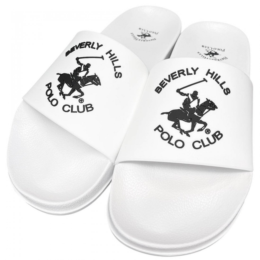 Beverly Hills Polo Club Ανδρική Pool Slider BHM519200-0062 MARNI MIX Λευκό - Image 2