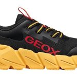 Geox Παιδικό Αθλητικό J Flexyper Fast Boy J46N1A 0149J C0054 Μαύρο/Κίτρινο