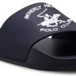 Beverly Hills Polo Club Mens Pool Slider MP-CA23052-4D Dark Blue