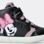 Geox Παιδικό Μποτάκι Για Κορίτσια Gisli GIRL B561MC 00254 C9289 Μαύρο/Ροζ