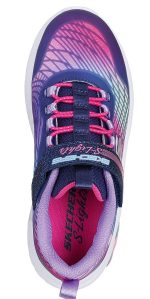 Skechers Kids Athletic Rainbow Cruisers 303722L NVMT NAVY - Image 4