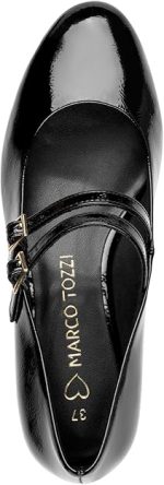 Marco Tozzi Women's Pump Shoe 2-22209-44 018 Black Patent - Image 4