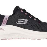 Skechers Womens Athletic Arch Fit 2.0 Easy Chic 150066/BKRG Black/Rosegold