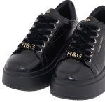 Renato Garini Womens Sneakers V119R8853A76 19R-885 Black - Image 4