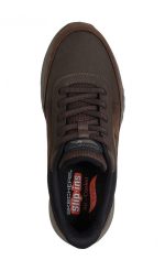 Skechers Ανδρικό Sneakers Δερμάτινο Arch Fit Orvan - Moxley 210981 Coc Καφέ - Image 3