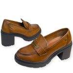 Zak Γυναικεία Γόβα Loafer SD57063 Καφέ - Image 4