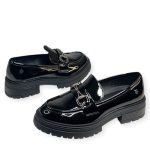 Zak Womens Loafer SD57073 Black Patent - Image 3