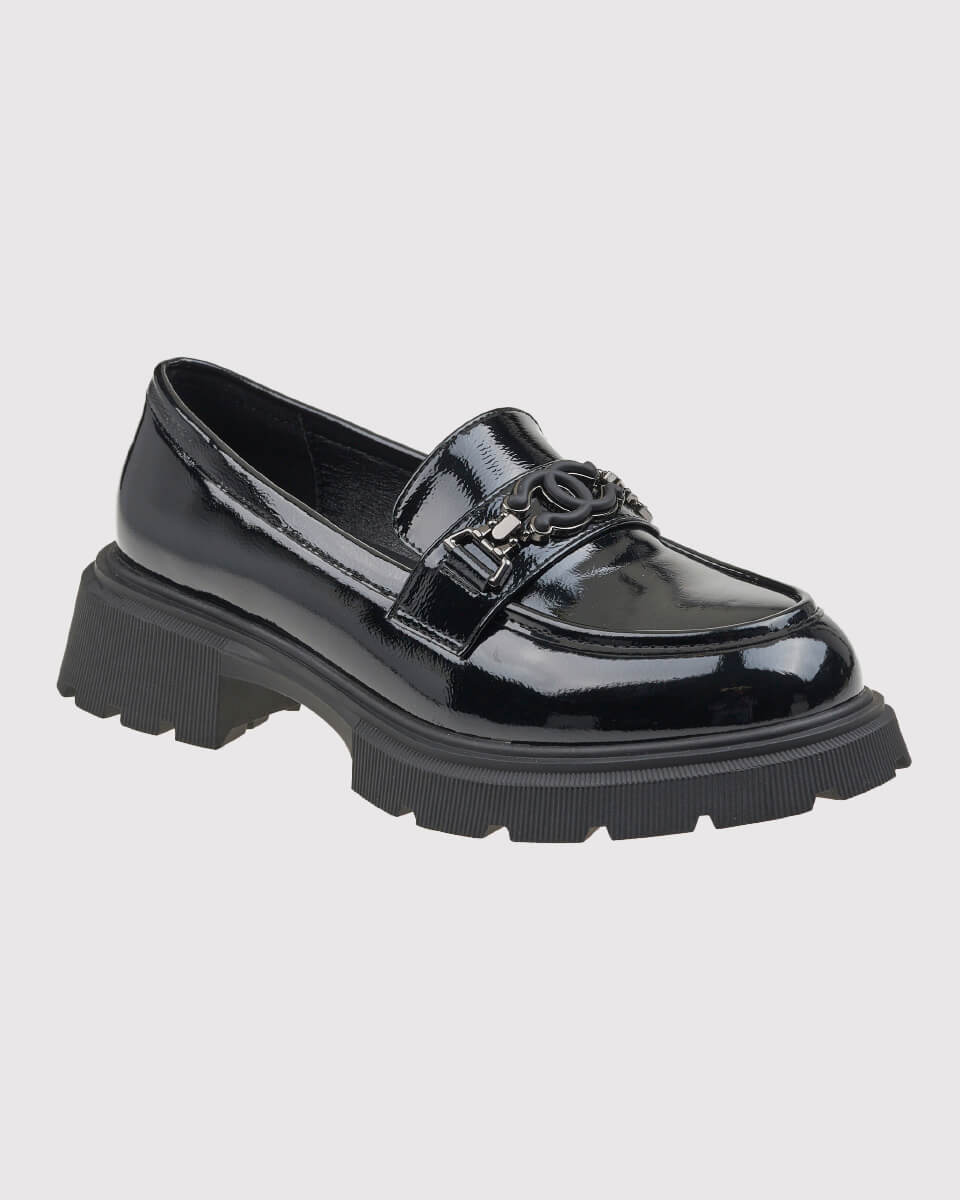 asset-1166 Verde Womens Loafer 28-4131 Black - Image 1