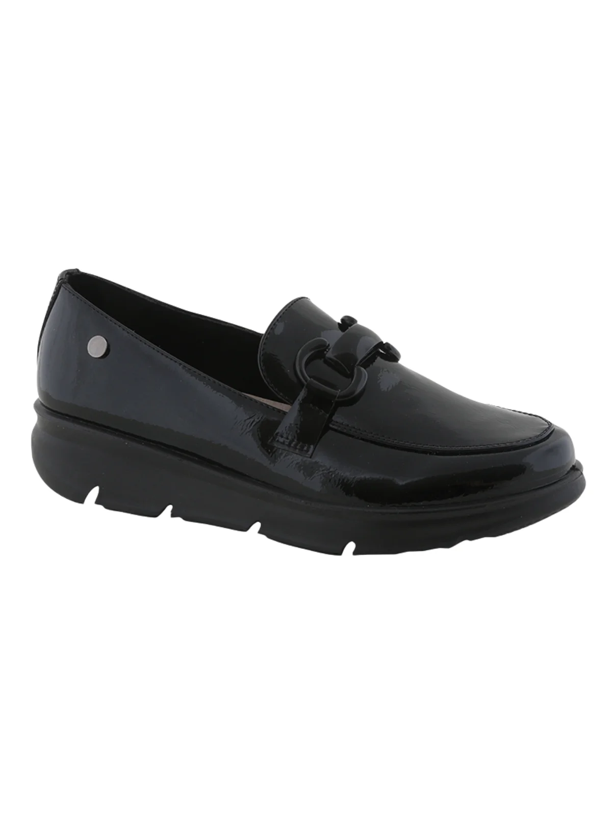 zak-SD65108-mauro-img1 ZAK Γυναικεία Loafer SD65108-34 Μαύρο Λουστρίνι - Image 1