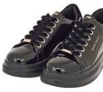 Renato Garini Womens Sneakers V119R58227E4 19R-582 Black - Image 2