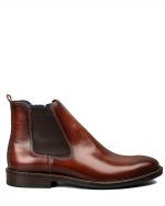 Damiani Mens Leather Boots 4405 Taba