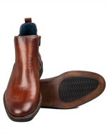 Damiani Mens Leather Boots 4405 Taba - Image 3