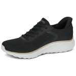 Skechers Womens Athletic Slip in Bobs Squad Chaos - Current Muse 117497 Black - Image 5