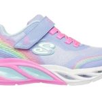 Skechers Kids Athletic S-Lights: Cosmic Glow - Rainbow Dream 303709 LVMT