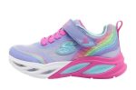 Skechers Παιδικό Αθλητικό S-Lights: Cosmic Glow - Rainbow Dream 303709 LVMT Μωβ - Image 3