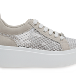 Renato Garini Γυναικεία Sneakers W119R61534V4 19R-615 OFF WHITE Φιλτιρέ Στρας
