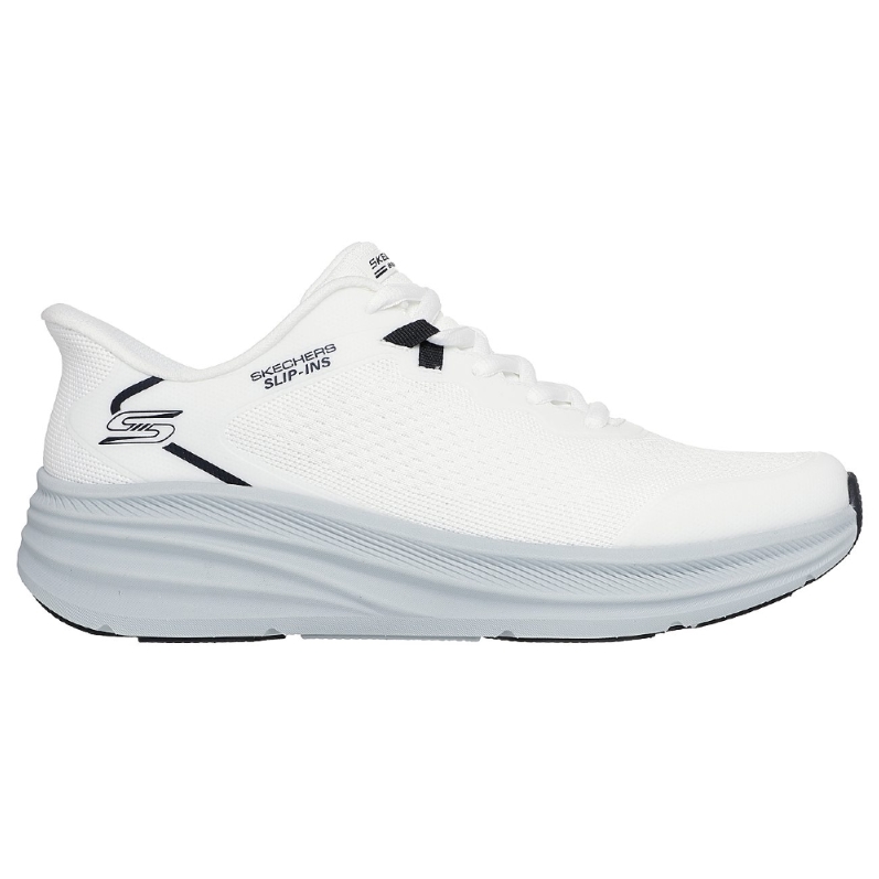 118431_WGY Skechers Mens Athletic Bobs Skillz 118431 White - Image 1
