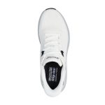 Skechers Mens Athletic Bobs Skillz 118431 White - Image 3