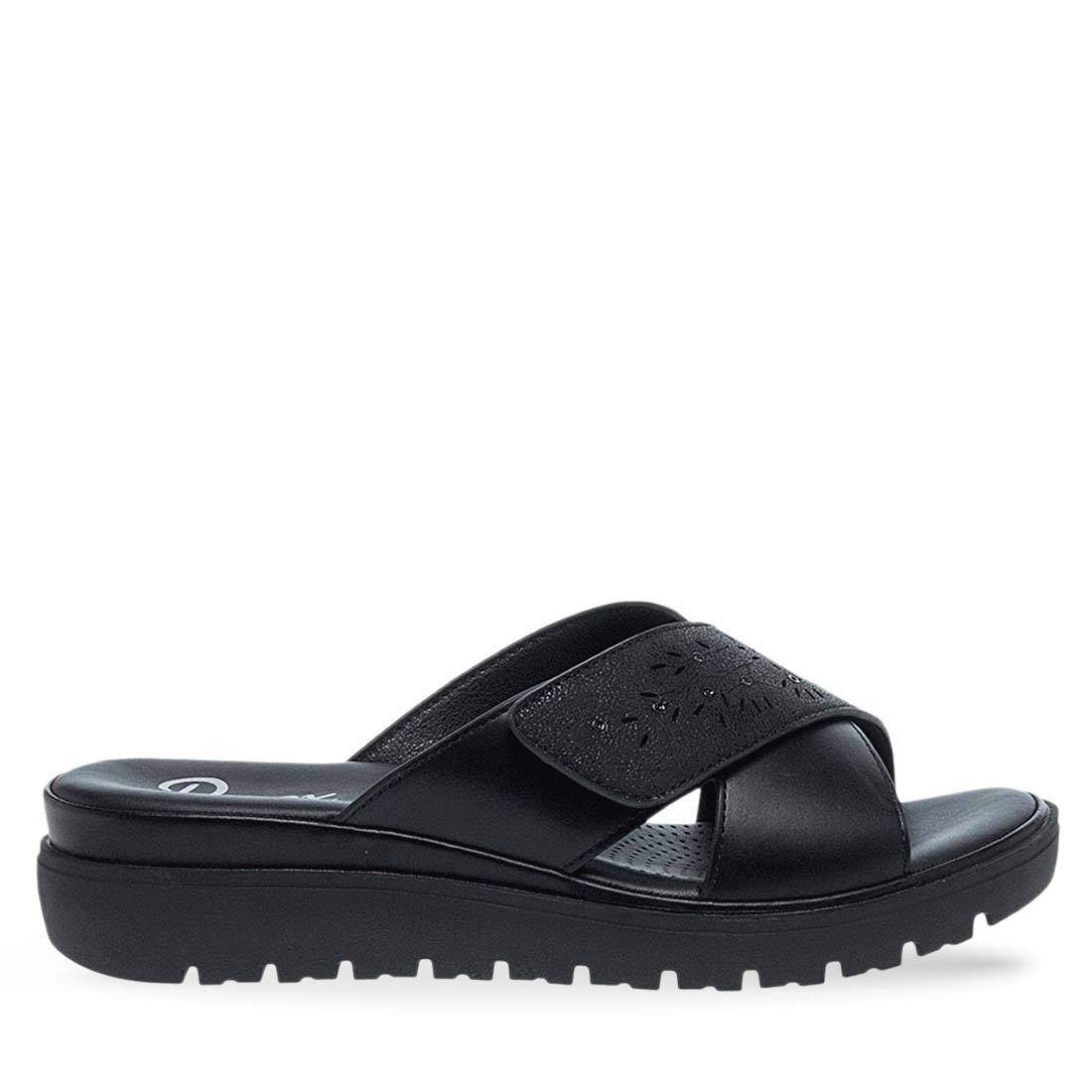 12133011.B_2 Parex Womens Anatomic Slippers 12133011-B Black - Image 1